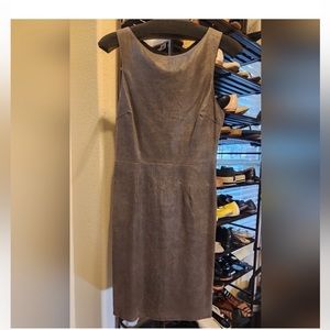 Alice + Olivia Leather Lambskin Midi dress